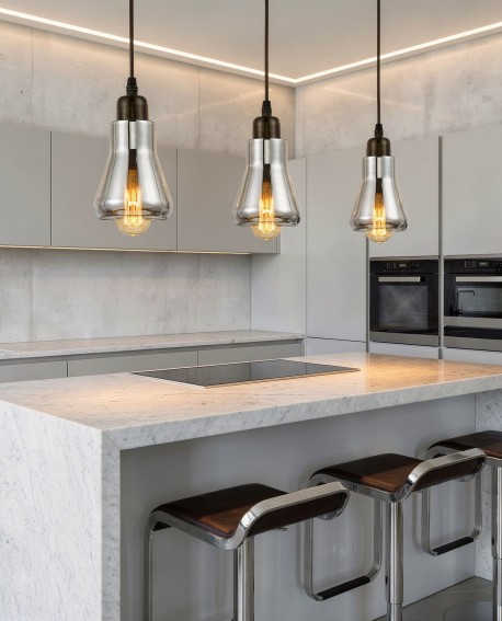 NOWOCZESNA LAMPA WISZĄCA SZKLANA BONIO