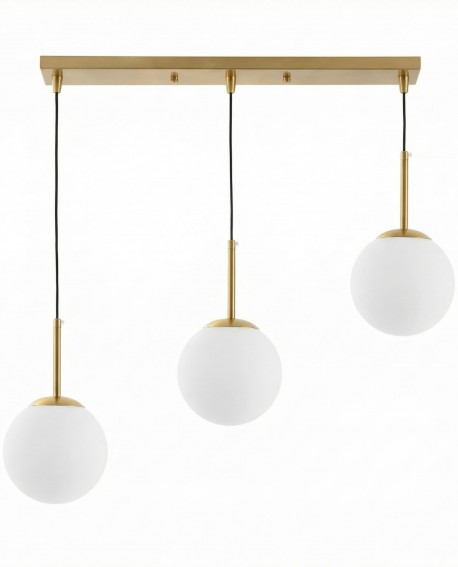 NOWOCZESNA POTRÓJNA LAMPA MOSIĘŻNA FREDICA W3 PRO