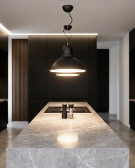 NOWOCZESNA LAMPA WISZĄCA CZARNA DORS