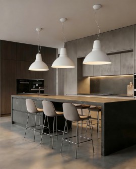 NOWOCZESNA LAMPA WISZĄCA BIAŁA DORS