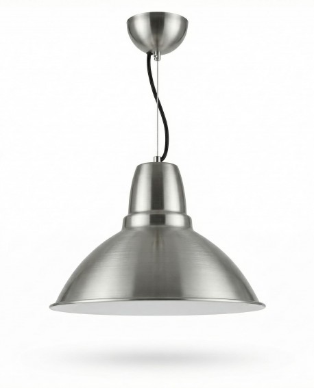 NOWOCZESNA LAMPA WISZĄCA SREBRNA DORS