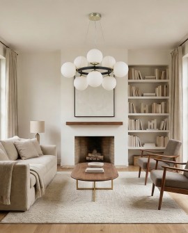 NOWOCZESNA LAMPA WISZĄCA CZARNO-ZŁOTA LEDO W9