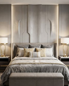 GLAMOUR LAMPA NOCNA BIAŁO-MOSIĘŻNA ZANETTI