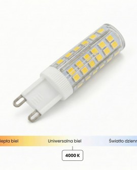 ŻARÓWKA LED G9 MOC 7W 4000K