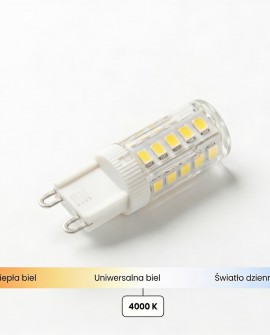 ŻARÓWKA LED G9 MOC 3W 4000K