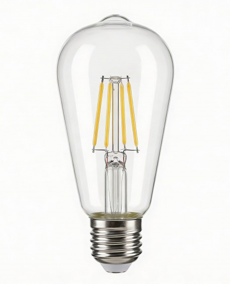 ŻARÓWKA LED EDISON FILAMENT E27/ST64 MOC 4W 4000K