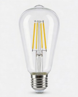 ŻARÓWKA LED EDISON FILAMENT E27/ST64 MOC 7W 2700K
