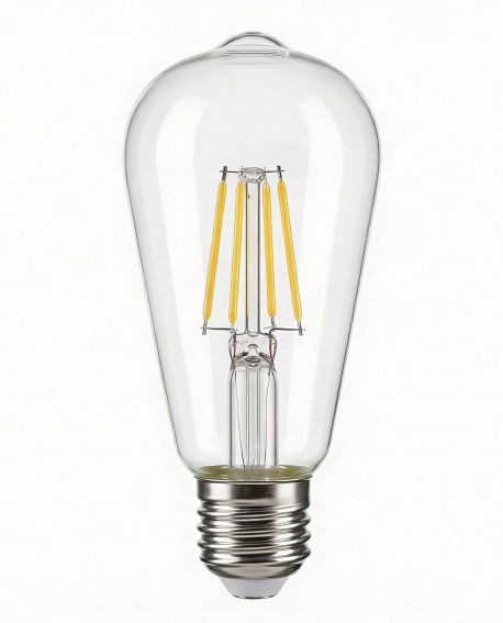 ŻARÓWKA LED EDISON FILAMENT E27/ST64 MOC 7W 2700K