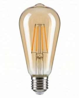ŻARÓWKA BURSZTYNOWA LED EDISON FILAMENT E27/ST64 MOC 7W 4000K
