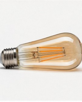ŻARÓWKA BURSZTYNOWA LED EDISON FILAMENT E27/ST64 MOC 7W 4000K