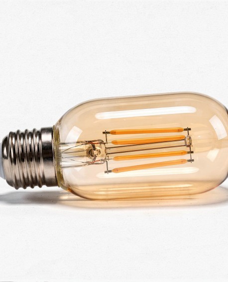 ŻARÓWKA BURSZTYNOWA LED EDISON FILAMENT E27/T45 MOC 4W 2700K
