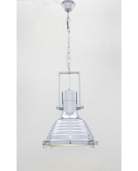 LAMPA WISZĄCA INDUSTRIALNA LOFT CHROMOWANA BOTTI