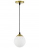 NOWOCZESNA LAMPA WISZĄCA SZCZOTKOWANE ZŁOTO FINO W1