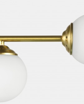 Fragment lampy FINO W4 w szczotkowanym złocie z kształtem geometrycznym