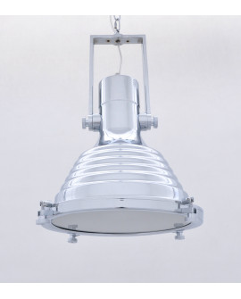 LAMPA WISZĄCA INDUSTRIALNA LOFT CHROMOWANA BOTTI