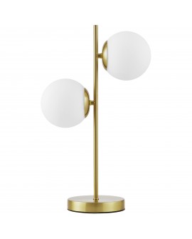 Lampit TESO minimalistyczna lampa stołowa o dwupunktowym źródle światła do biura