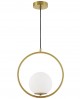NOWOCZESNA LAMPA WISZĄCA SZCZOTKOWANE ZŁOTO VERO 1A