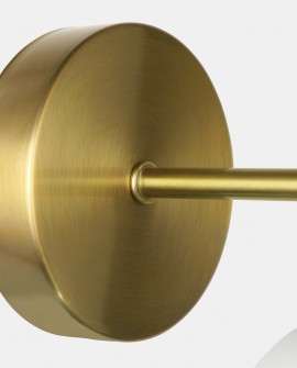 Zbliżenie na złotą podstawę ścienną kinkietu FINO W1 Lampit