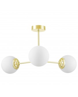 NOWOCZESNA LAMPA WISZĄCA KLASYCZNE ZŁOTO FINO RING W3