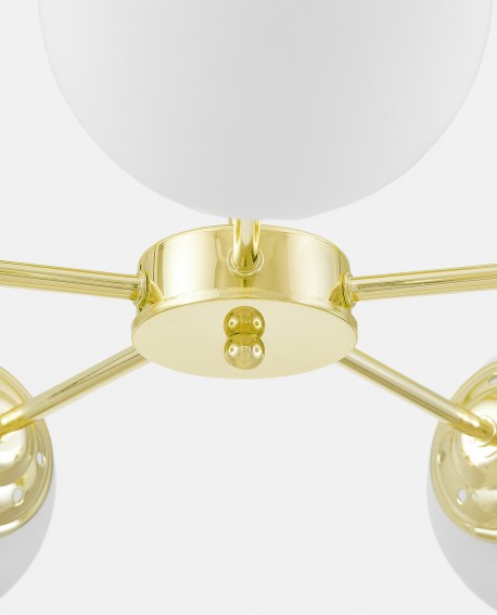Element konstrukcyjny lampy wiszącej FINO RING W5 Lampit w kolorze złota