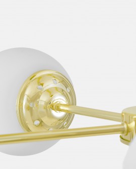 Element łączenia klosza ze złotym ramieniem lampy FINO RING W5 Lampit