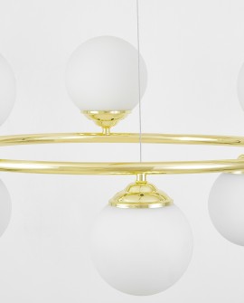 Element konstrukcji lampy FINO RING W6 Lampit z mlecznym szkłem