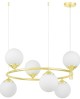 NOWOCZESNA LAMPA WISZĄCA KLASYCZNE ZŁOTO FINO RING W6