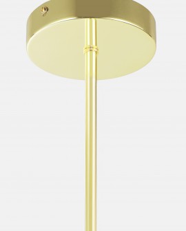 Złota podsufitka lampy wiszącej FINO 6 Lampit w nowoczesnym stylu