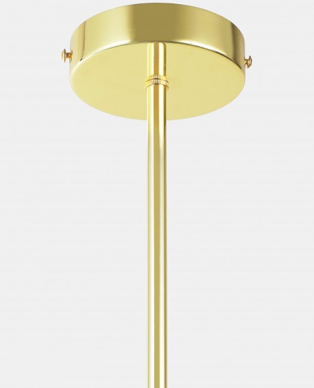 Złota podsufitka lampy FINO 3 Lampit w nowoczesnej wersji glamour