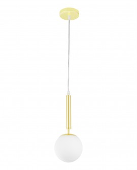 NOWOCZESNA LAMPA WISZĄCA KLASYCZNE ZŁOTO LEDO W1