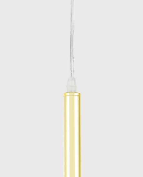 Zbliżenie na złotą tuleję lampy wiszącej LEDO W1 Lampit