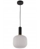 LAMPA WISZĄCA LOFT BIAŁO-CZARNA GATO