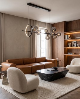 Designerska lampa MERIDO W9 idealna nad strefę wypoczynkową w nowoczesnym wnętrzu