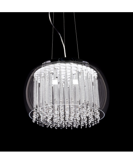 LAMPA WISZĄCA NOWOCZESNA GUSTO D40 CLEAR