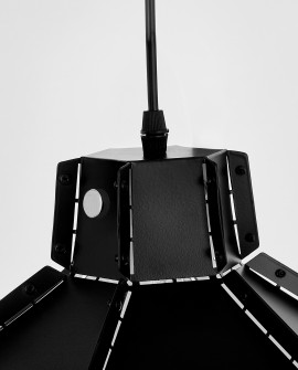 LAMPA SUFITOWA WISZĄCA LOFT CZARNA CONA W1