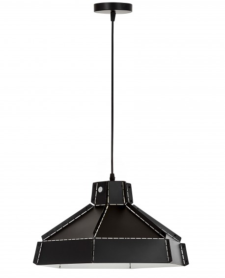 LAMPA SUFITOWA WISZĄCA LOFT CZARNA CONA W1