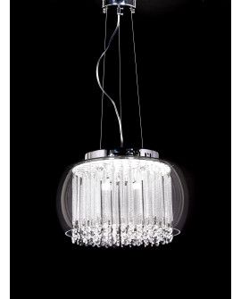 LAMPA WISZĄCA NOWOCZESNA GUSTO D40 CLEAR