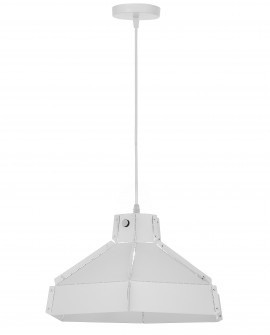 LAMPA SUFITOWA WISZĄCA LOFT BIAŁA CONA W1