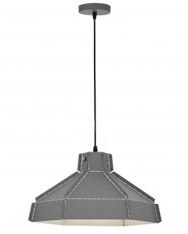 LAMPA SUFITOWA WISZĄCA LOFT SZARA CONA W1