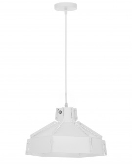 LAMPA SUFITOWA WISZĄCA LOFT BIAŁA DONA W1