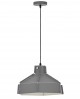LAMPA SUFITOWA WISZĄCA LOFT SZARA DONA W1