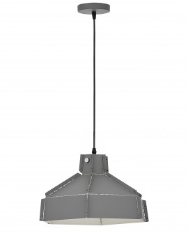 LAMPA SUFITOWA WISZĄCA LOFT SZARA DONA W1