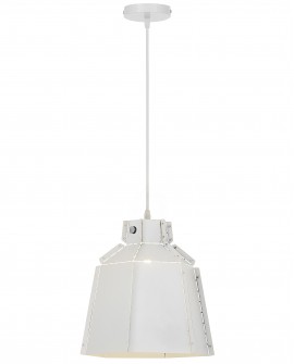 LAMPA SUFITOWA WISZĄCA LOFT BIAŁA MONA W1