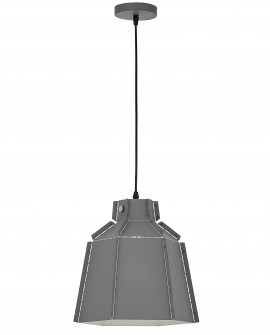 LAMPA SUFITOWA WISZĄCA LOFT SZARA MONA W1