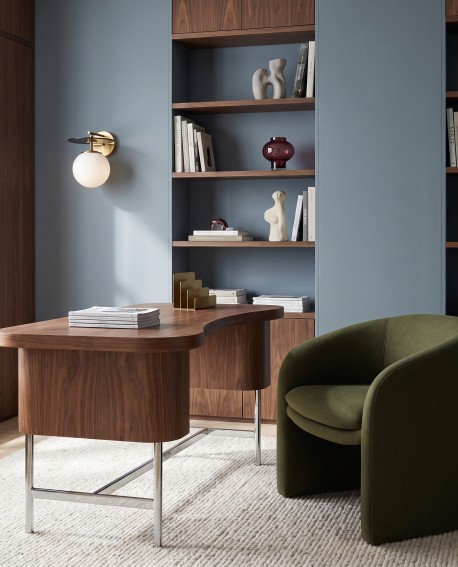Kinkiet Daltona Lumina Deco dodaje industrialnego charakteru w nowoczesnym biurze