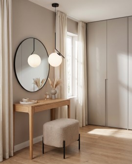SORENTO designerska lampa wisząca idealna do garderoby z toaletką