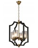 LAMPA WISZĄCA LOFT CZARNO-MOSIĘŻNA VIGATTO W4
