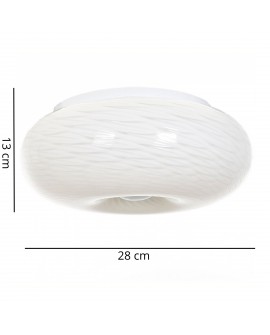 Wymiary lampy sufitowej EVIANTE D28