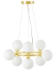 NOWOCZESNA LAMPA WISZĄCA KLASYCZNE ZŁOTO MARSIADA W9