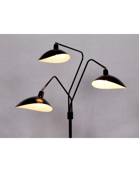 LAMPA STOJĄCA PODŁOGOWA CZARNA ADARRIO